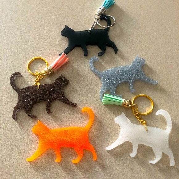 🎉🎉6x HP🎉🎉 Handmade Cat Keychain - Picture 1 of 11